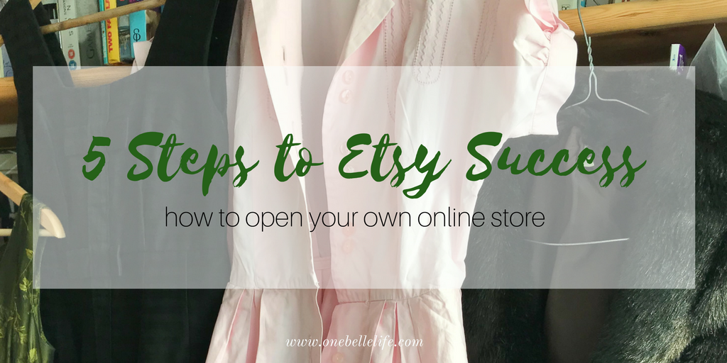 header, title, Etsy, Etsy success, how to start an online shop.
